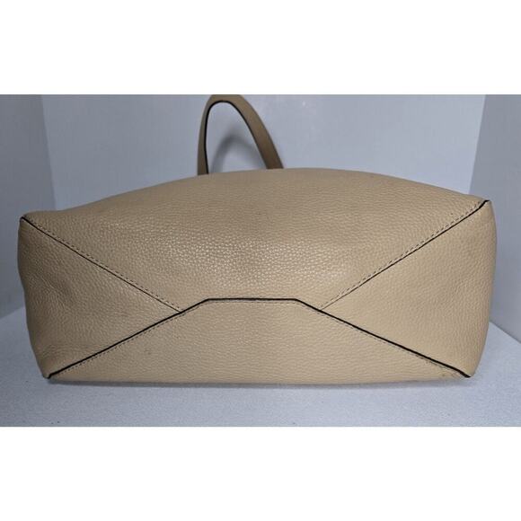 Michael Kors Junie Large Leather Tote Bag Butternut 17x13" - Picture 7 of 12